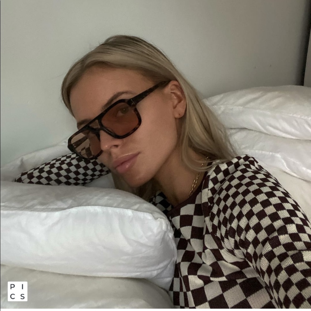 Vehla Dixie sunglasses; choc tortoise/cinnamon color